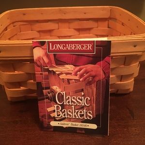 Longaberger 1998 Address Basket